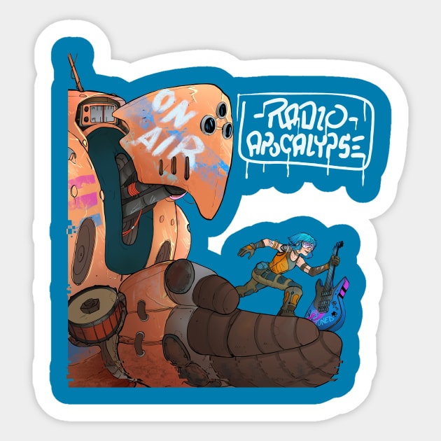 RadioApocalypse Sticker by KareeArt